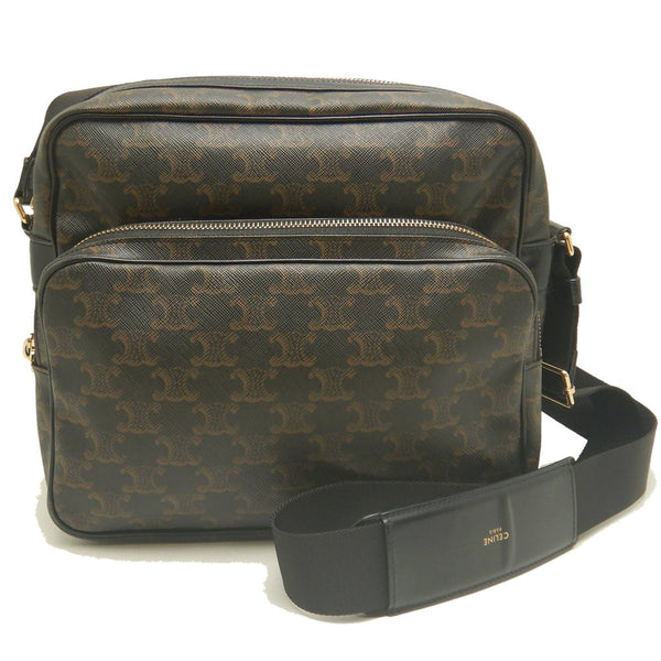 Celine Coated Canvas Messenger Bag