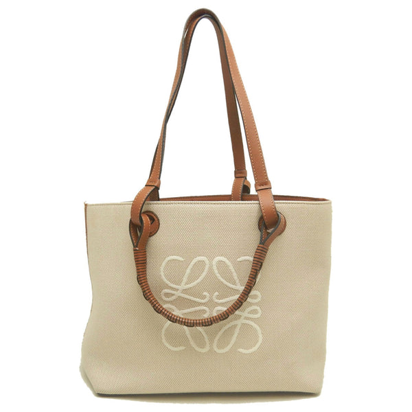 Loewe Tote Small Canvas Leather Tote Bag