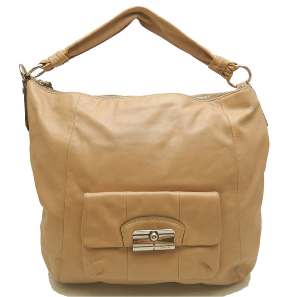 Coach Kristin Large Hobo Leather Shoulder Bag