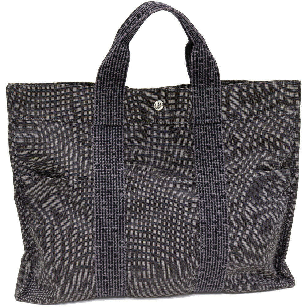 Hermes Herline MM Canvas Tote Bag