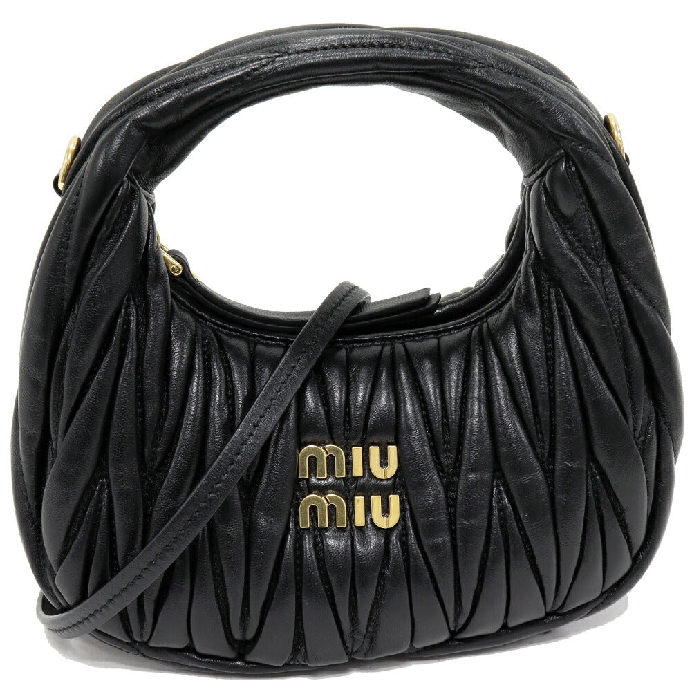 Miu Miu Wander Matelassé Sheepskin 2way Bag