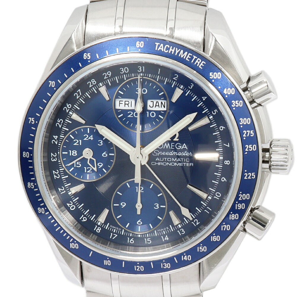 Omega Speedmaster Day-Date Stainless Steel Watch