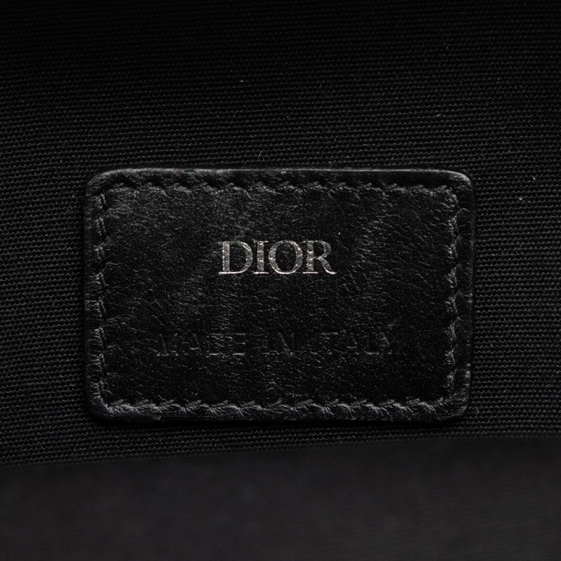 Dior Leather Jacquard Trotter Phone Case Shoulder Bag in Great Condition