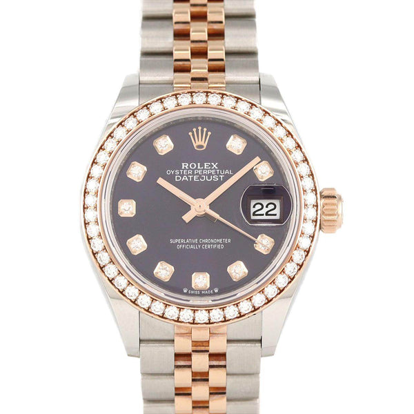 Rolex Datejust Stainless Steel Pink Gold