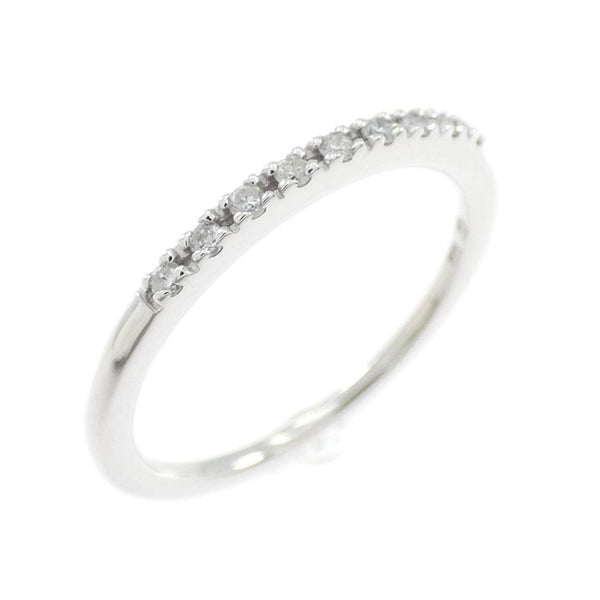4C K10 White Gold Diamond Ring