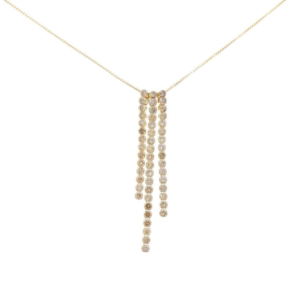 Au750 Diamond 2way Necklace