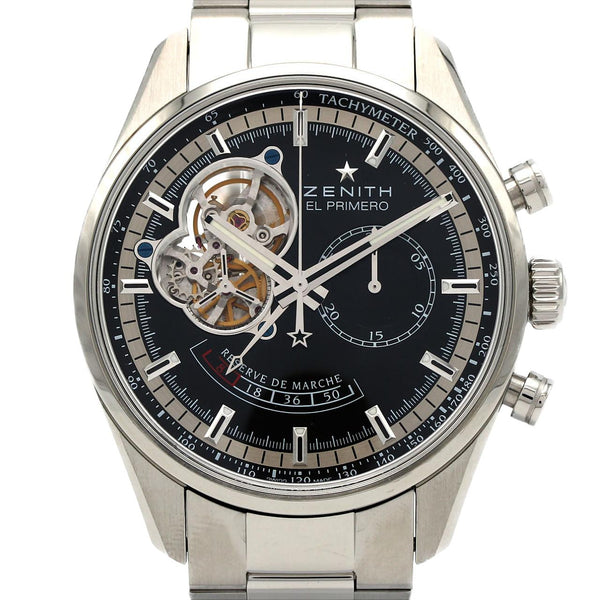 Zenith El Primero Chronomaster Open Power Reserve Stainless Steel Watch
