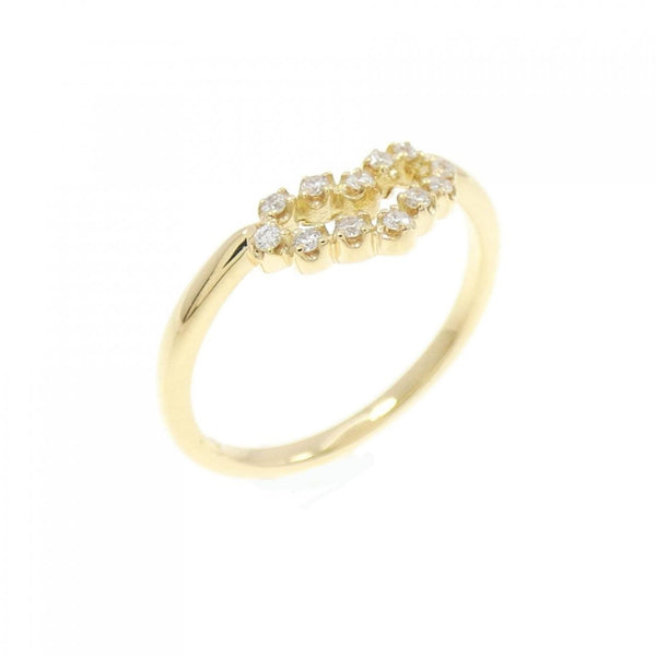 AHKAH Au750 Diamond Pinky Ring