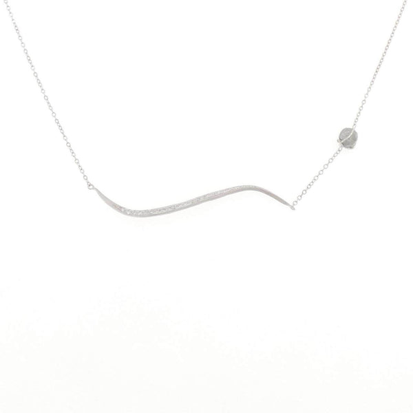 K18WG Diamond Necklace