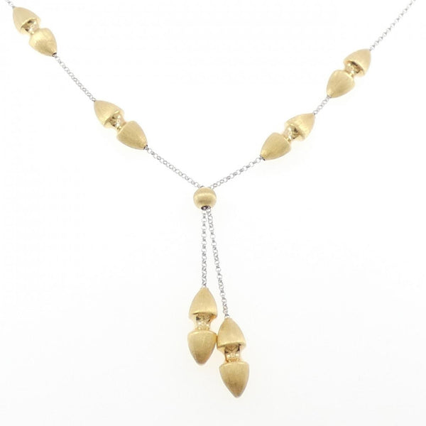 Au750 Yellow White Gold Necklace