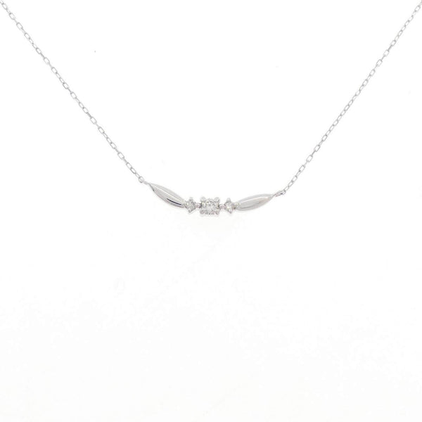 K10 White Gold Diamond Necklace