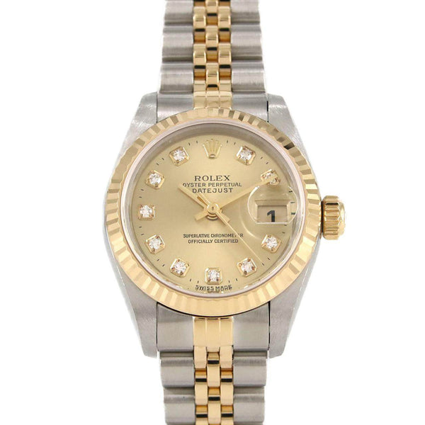 Rolex Datejust Stainless Steel Yellow Gold Automatic