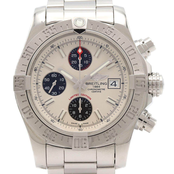 Breitling Avenger II Silver Gray JAPAN LIMITED Stainless Steel Automatic
