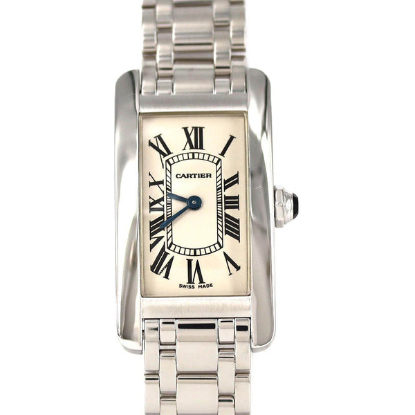 Cartier Tank Americaine White Gold Quartz