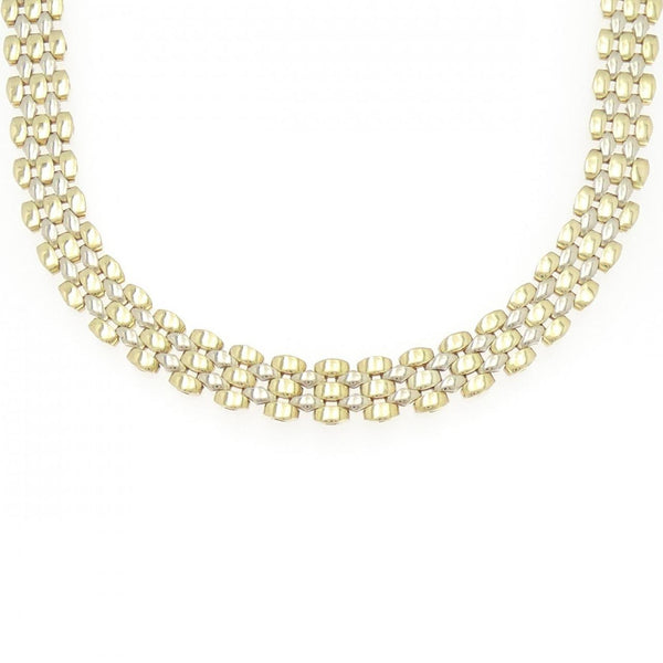 Au750 Two Tone Necklace