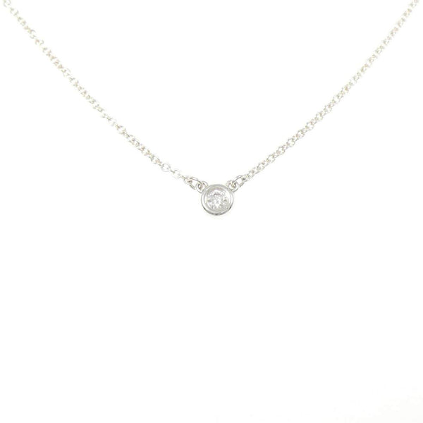 Tiffany By The Yard 925 Silver Diamond Necklace