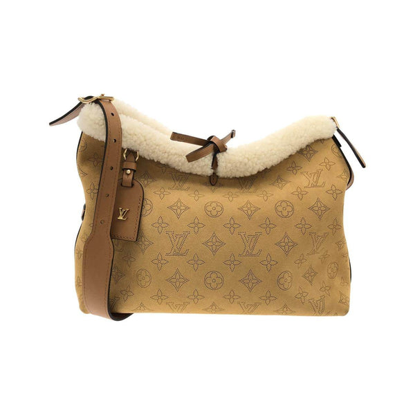 Louis Vuitton Mahina Carryall NM leather shoulder bag