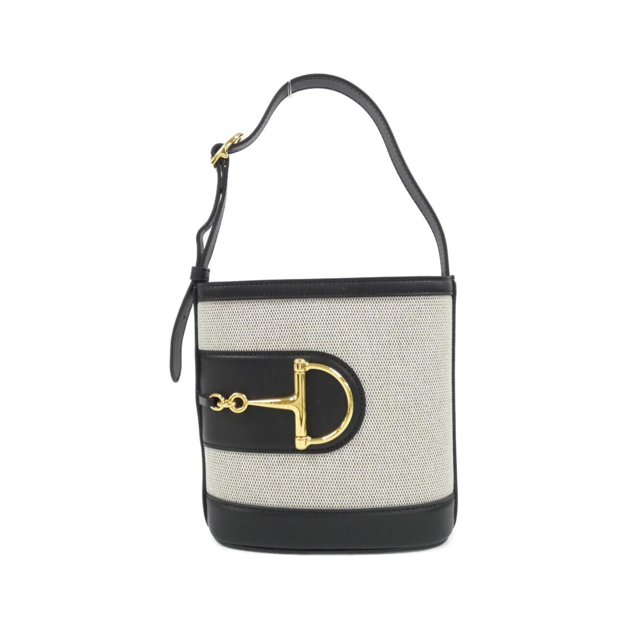 Gucci GUCCI 73 Canvas Leather Shoulder Bag