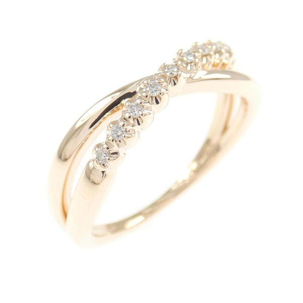 4°C K10 Pink Gold Diamond Ring