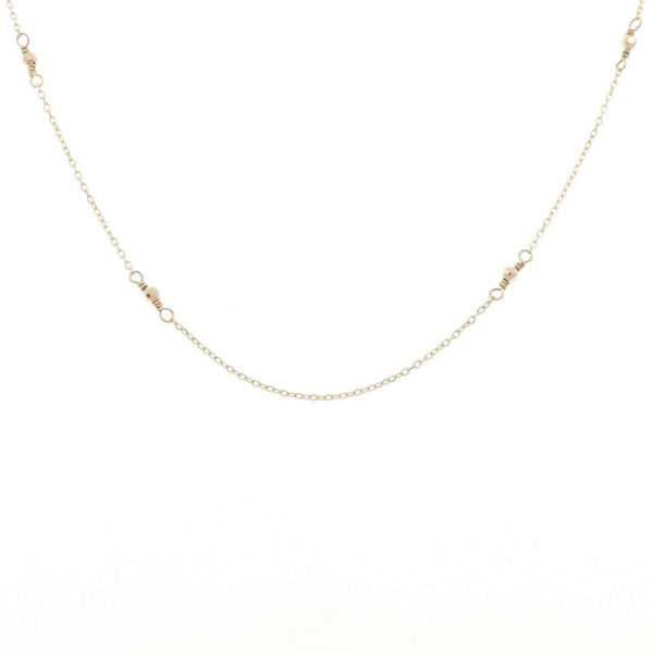 Agate K10 Yellow Gold Necklace