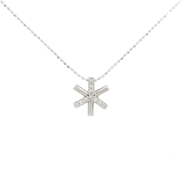 K18WG Diamond Necklace