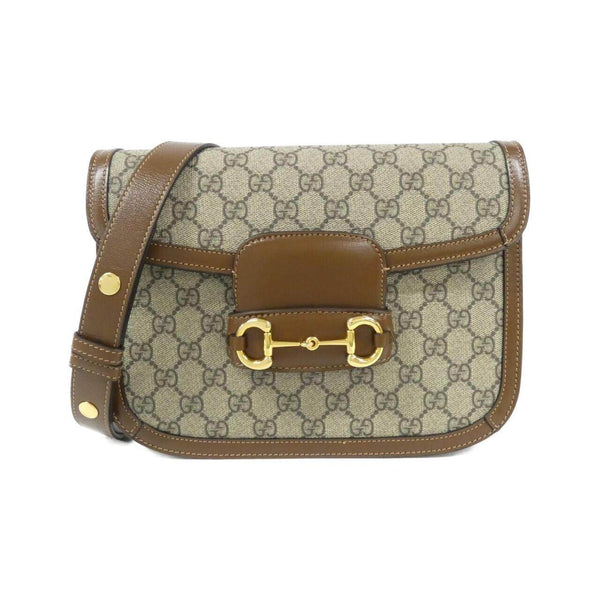 Gucci Horsebit 1955 GG Supreme Canvas Shoulder Bag
