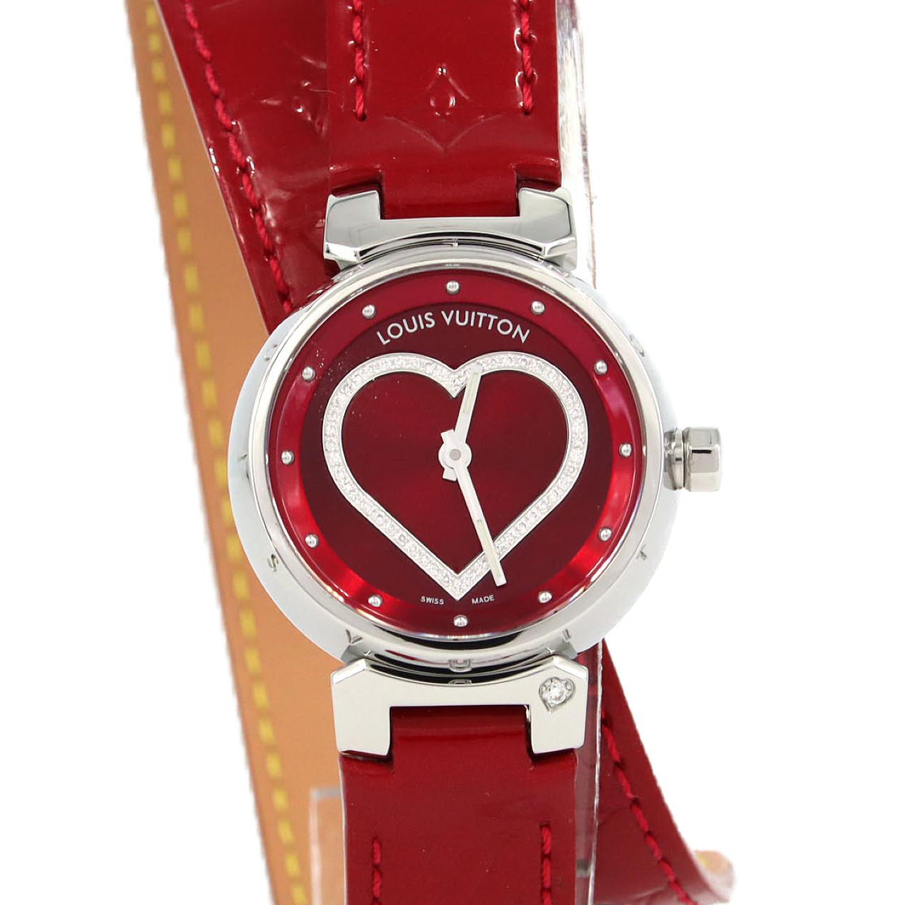 Louis Vuitton Tambour Heart Lag Au750 Quartz