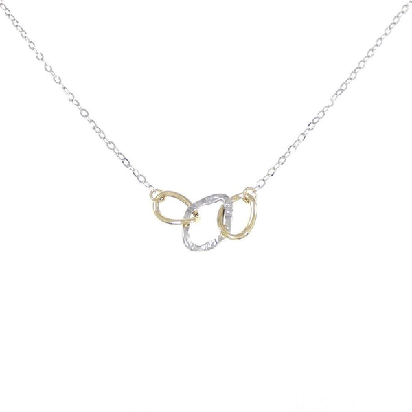 Au750 Yellow White Gold Necklace