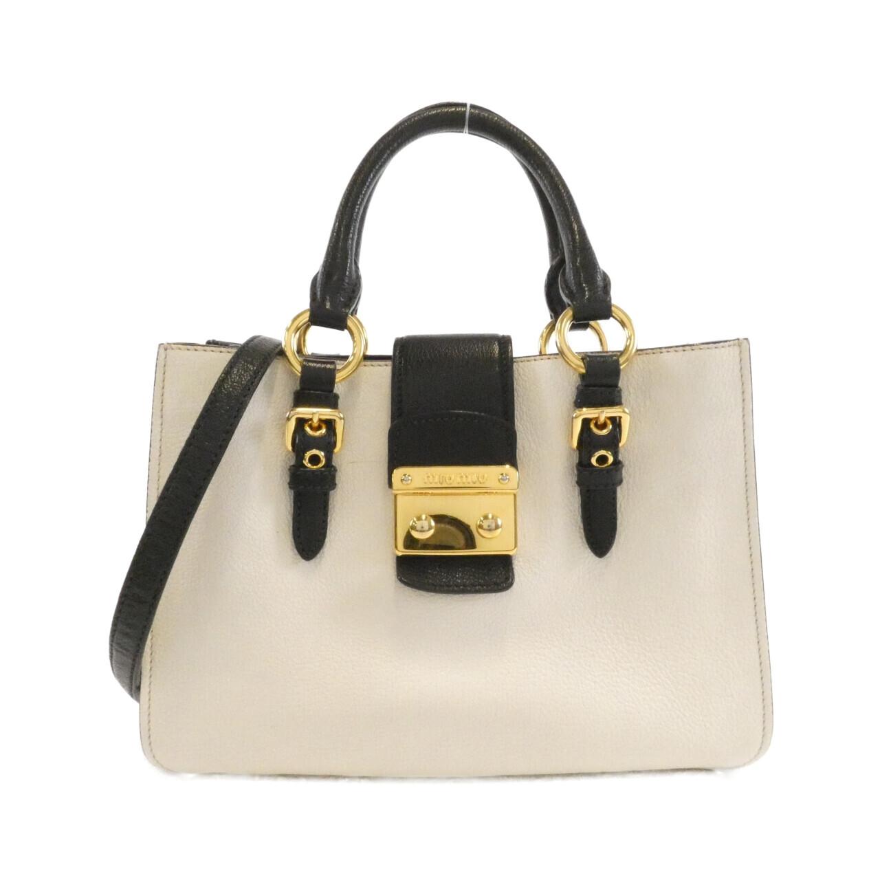 Miu Miu Madras Bicolore Shoulder Bag – LuxUness