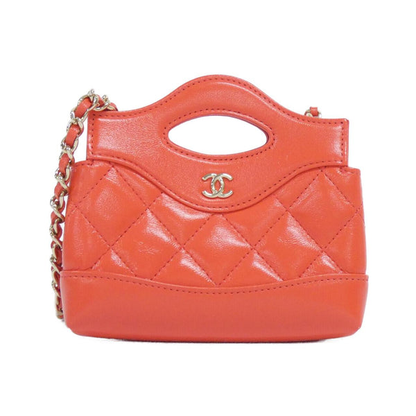 Chanel Chain Clutch Lambskin Pouch