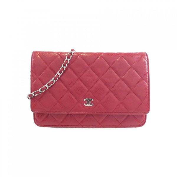 Chanel Timeless Classic Caviar Skin Wallet On Chain
