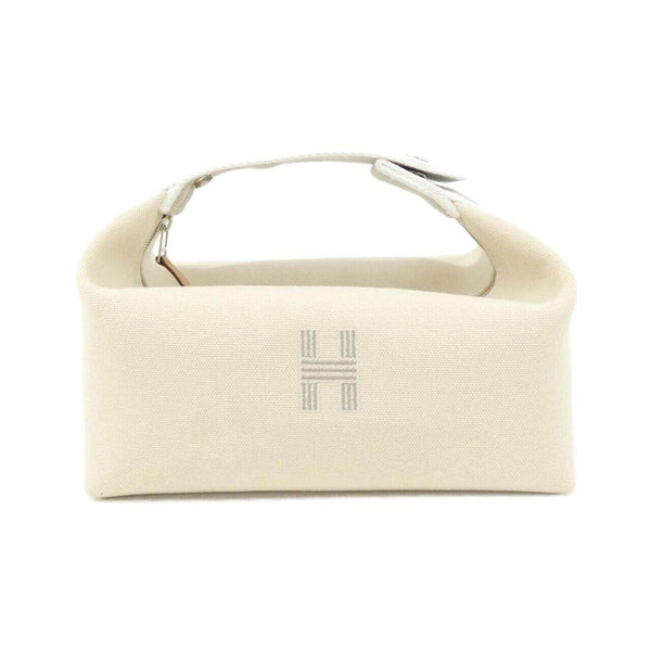 Hermes Bride A Black Canvas Pouch PM