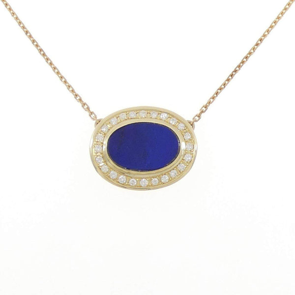 Au750 Lapis Lazuli Diamond Necklace