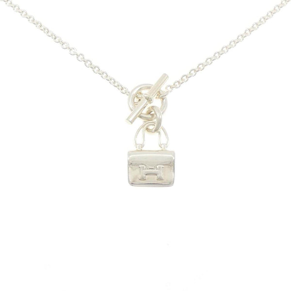 Hermes Amulet Constance Silver Necklace