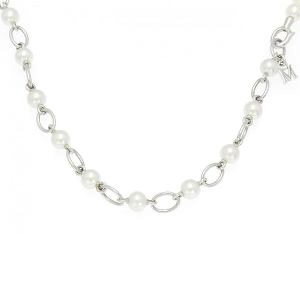Mikimoto Liberte 925 Silver Akoya Pearl Necklace
