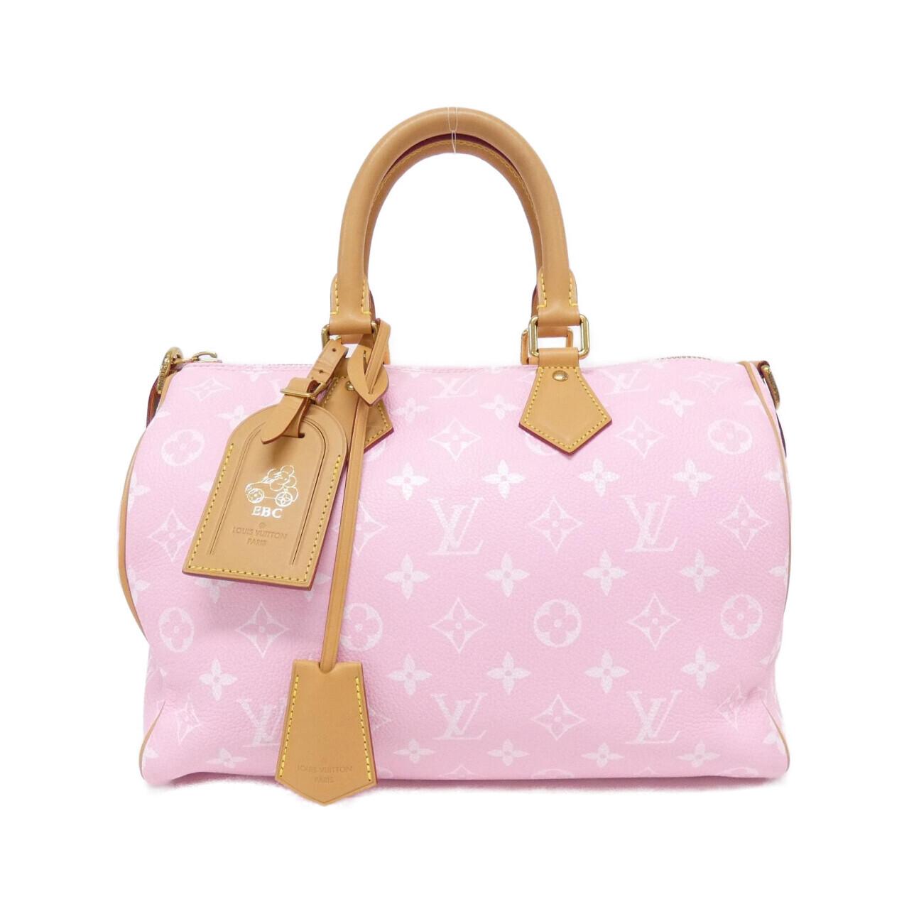 Louis Vuitton Speedy Monogram Leather Boston Bag