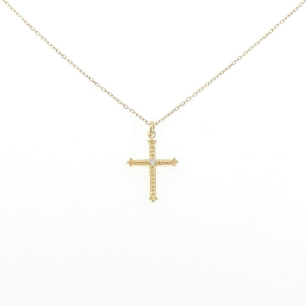 AHKAH Cleo Cross Au750 Diamond Necklace