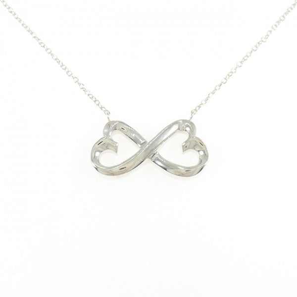Tiffany & Co. 925 Silver Double Loving Heart Necklace