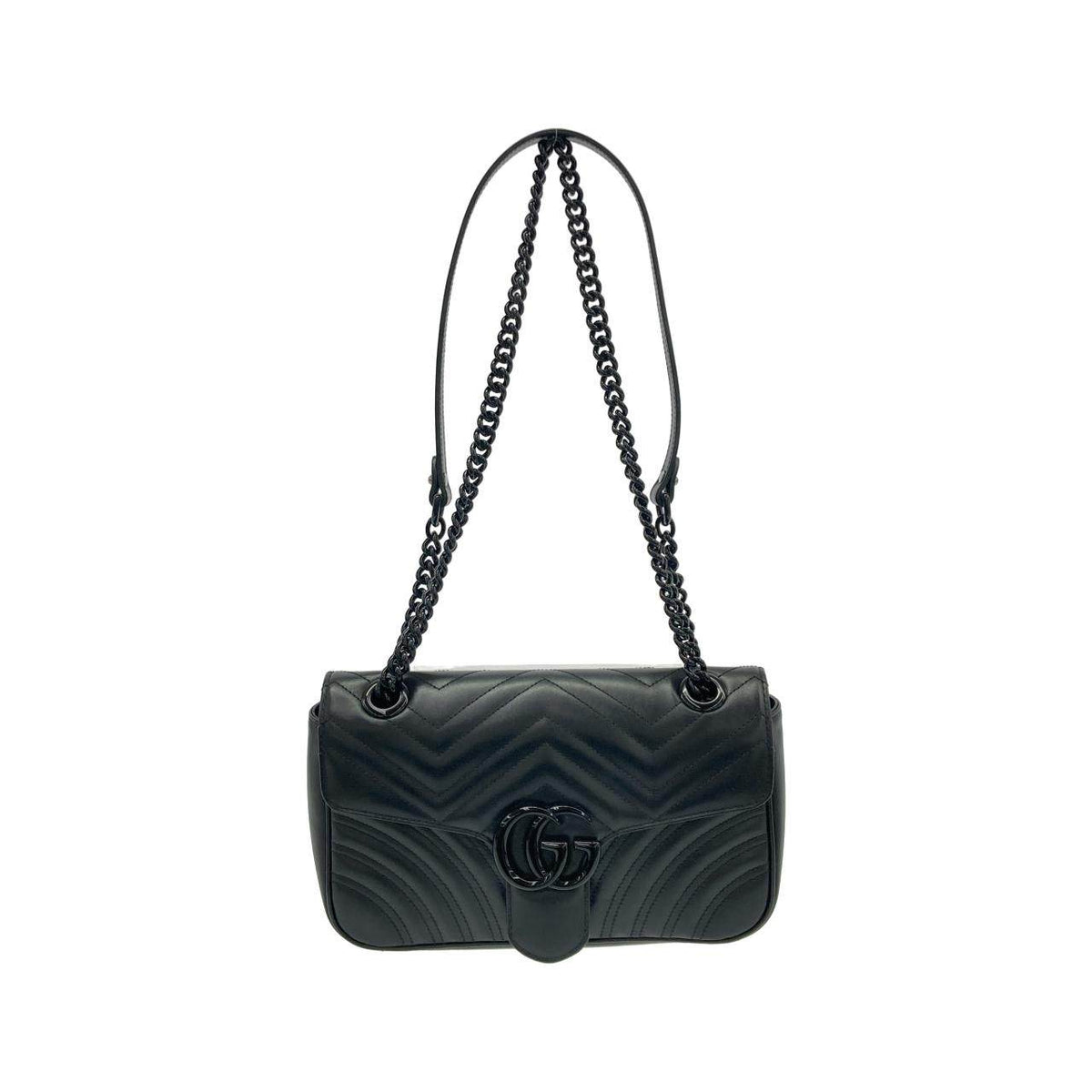 Gucci GG Marmont Quilted Chevron Leather Shoulder Bag