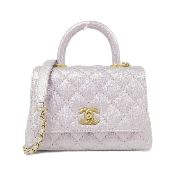 Chanel Coco Handle Grained Calfskin Handbag