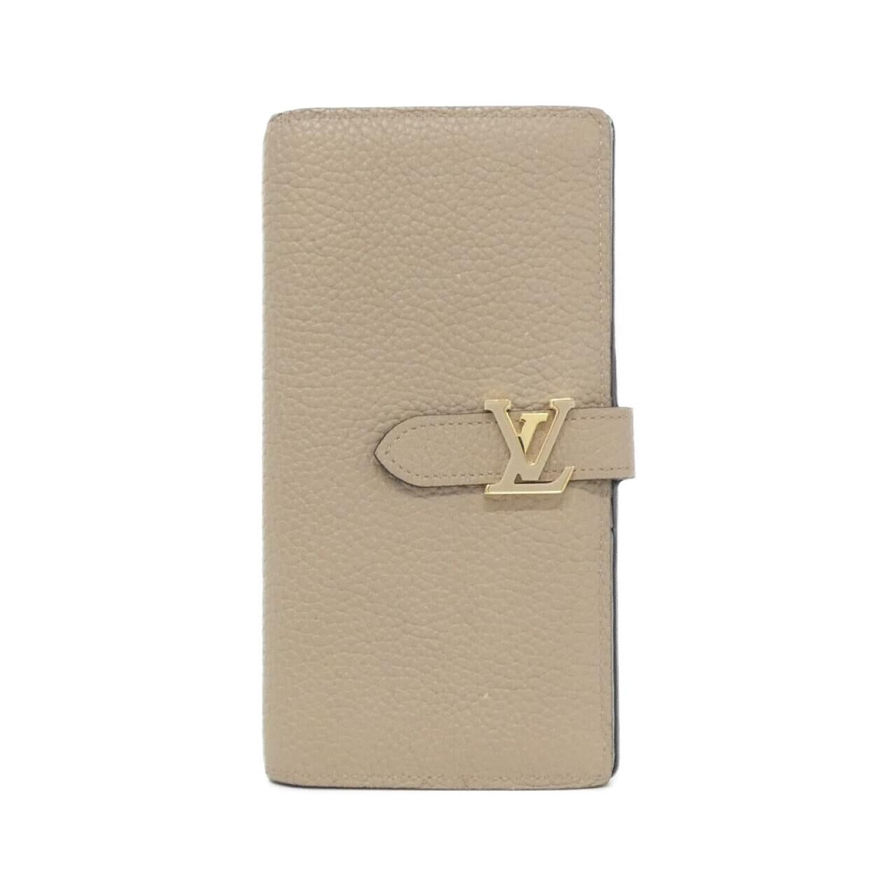 Louis Vuitton LV Vertical Wallet Taurillon Calfskin Long Wallet
