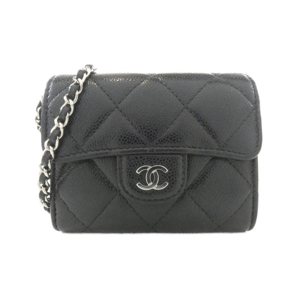 Chanel Timeless Classic Caviar Skin Card Case