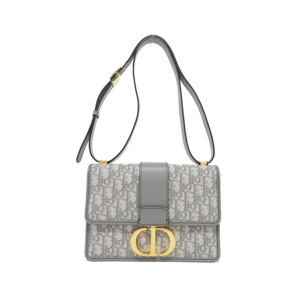Christian Dior Dior Oblique 30 Montaigne Canvas Shoulder Bag