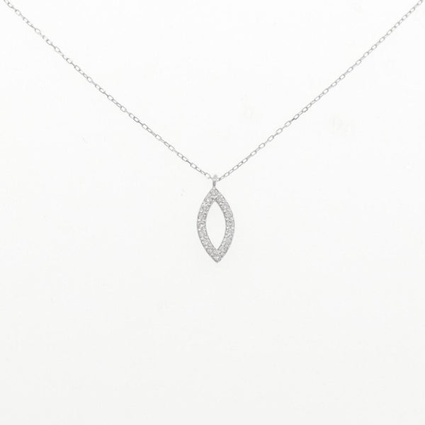 K10 White Gold Diamond Necklace