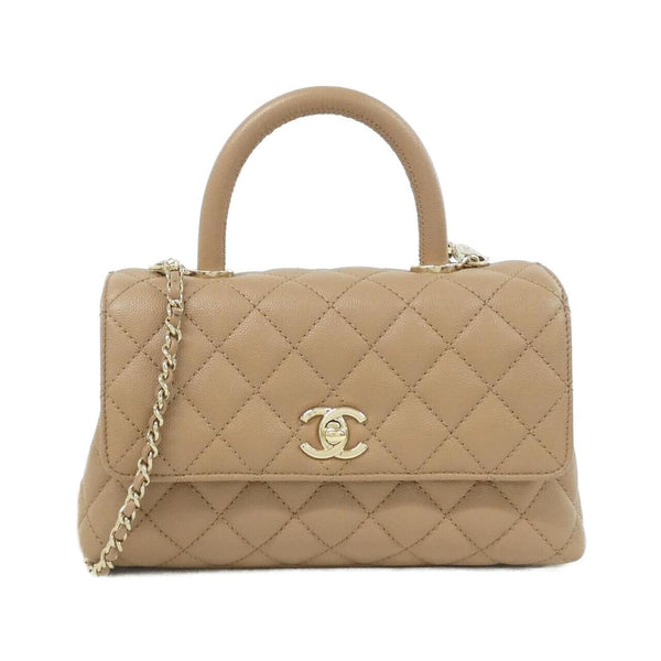 Chanel Coco Handle Leather Handbag