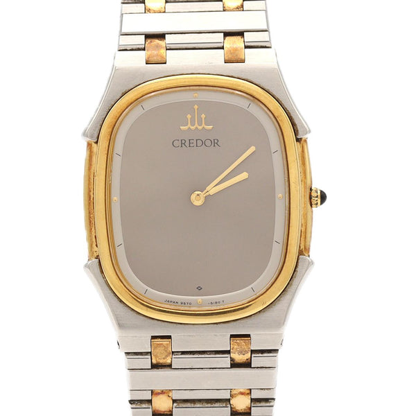 Seiko Credor Stainless Steel Yellow Gold Quartz