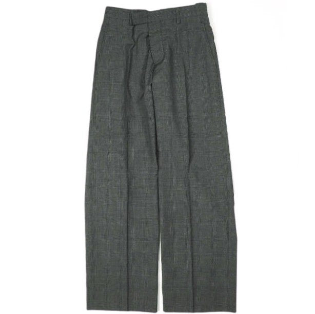 Miu Miu Tropical Wool Glen Check Slacks