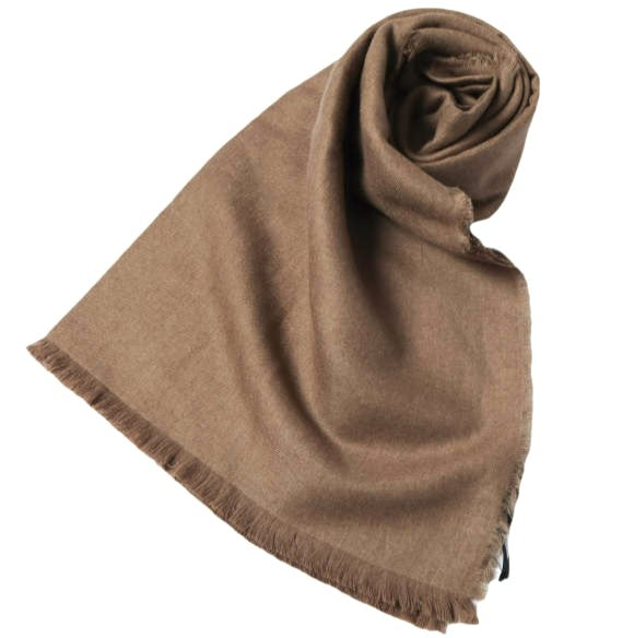 THROW HANNAH light linen wool cashmere stole
