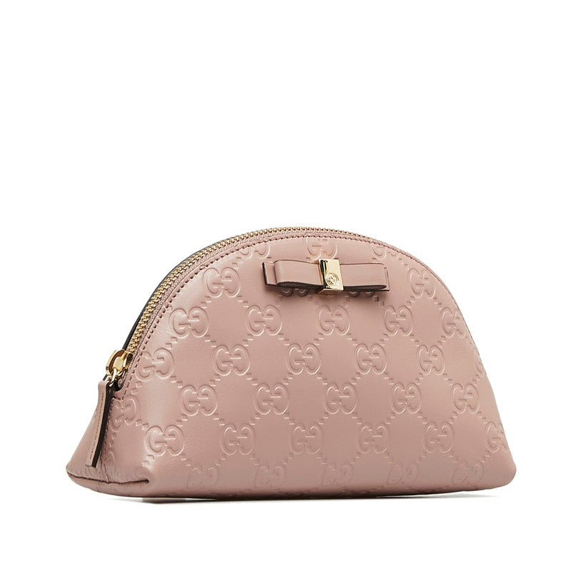Guccissima Leather Cosmetic Pouch 431409