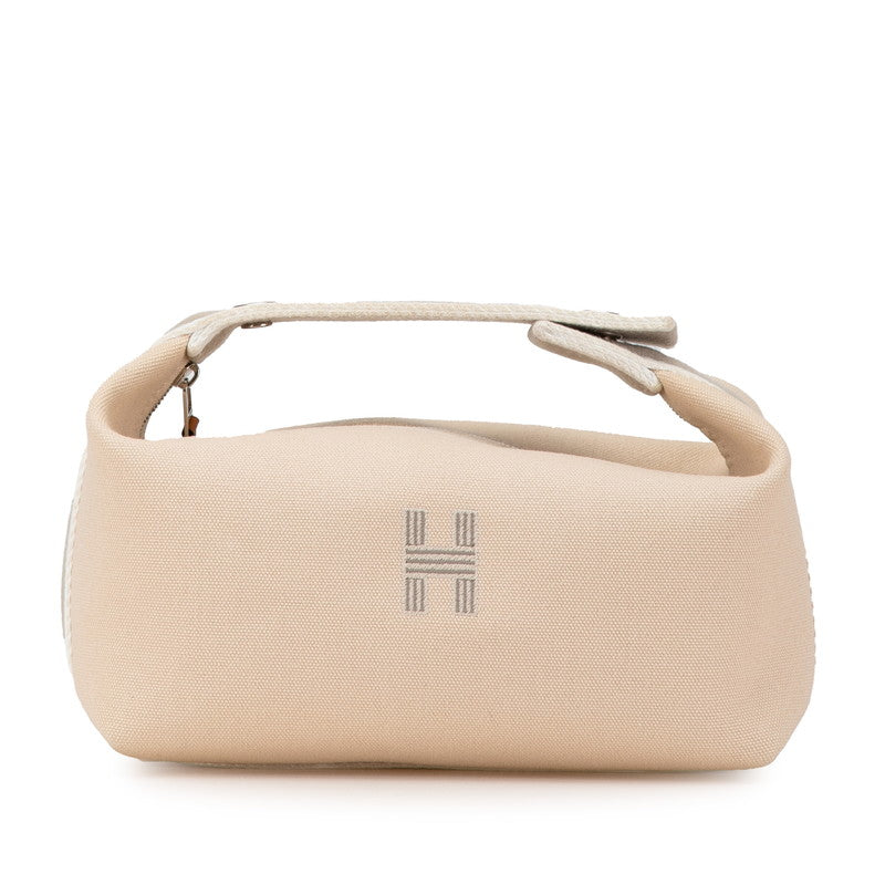 Hermes Toile Ash Brid a Brac PM Mini Handbag Beige in Great Condition